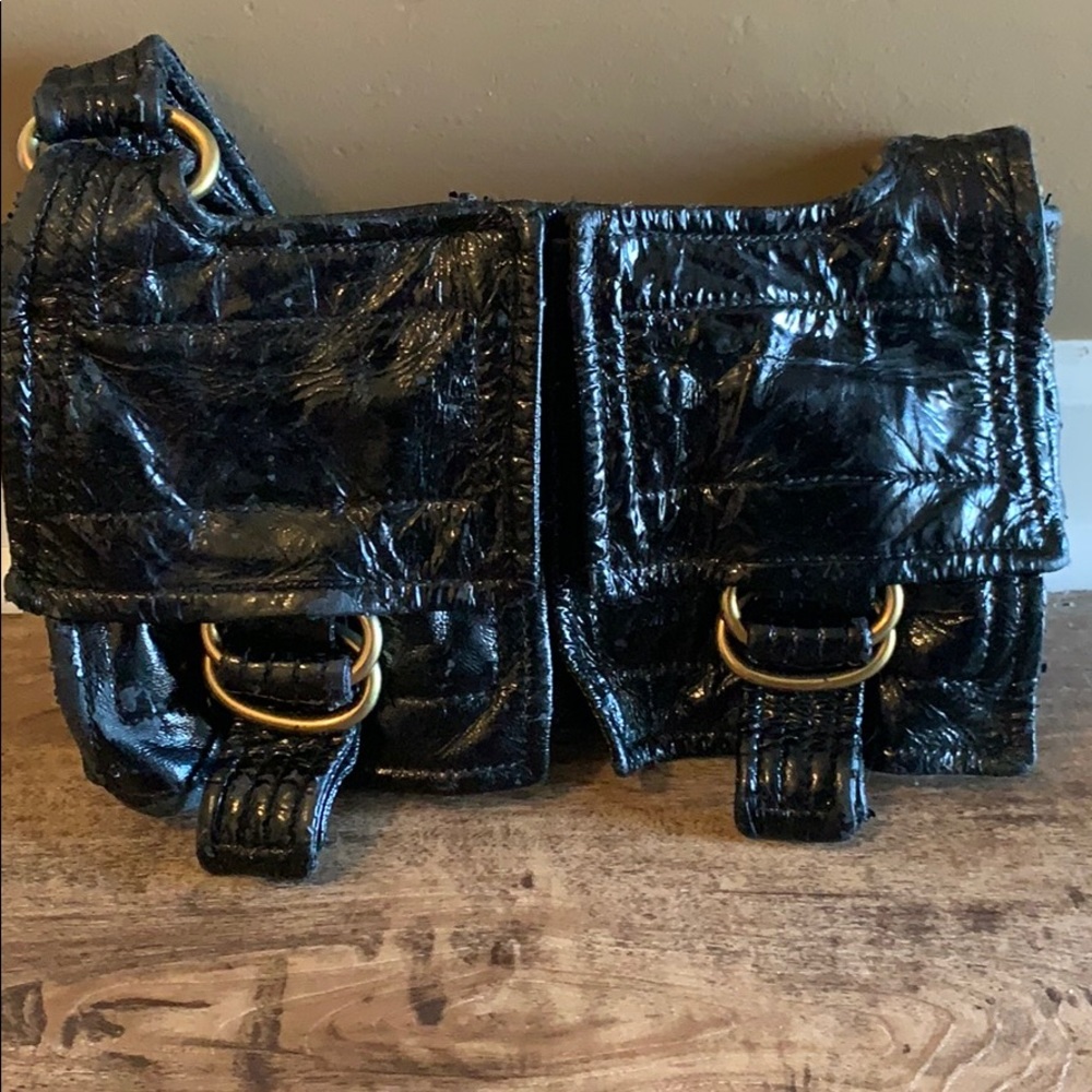 Kooba Black Leather Tote